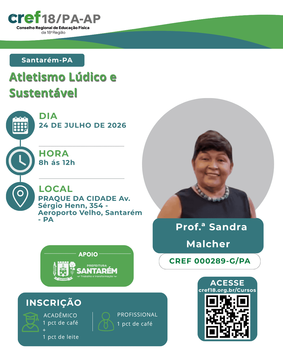 Curso em Santarém <!-- wp:image {"lightbox":{"enabled":false},"id":11661,"sizeSlug":"large","linkDestination":"custom"} -->
<figure class="wp-block-image size-large"><a href="https://servicos.cref18.org.br/Cursos/index2/246"><img src="https://www.cref18.org.br/wp-content/uploads/2026/07/3-819x1024.png" alt="" class="wp-image-11661"/></a></figure>
<!-- /wp:image -->
